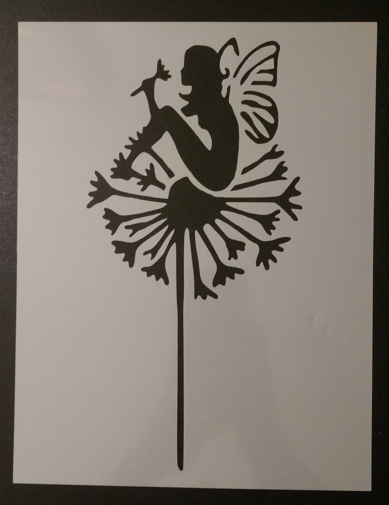 Fairy Fairie Dandelion Wish - Stencil