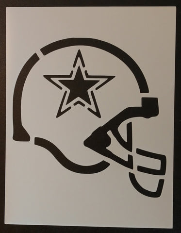 Dallas Cowboys Football 8.5 x 11 Unique Custom Stencil FAST FREE