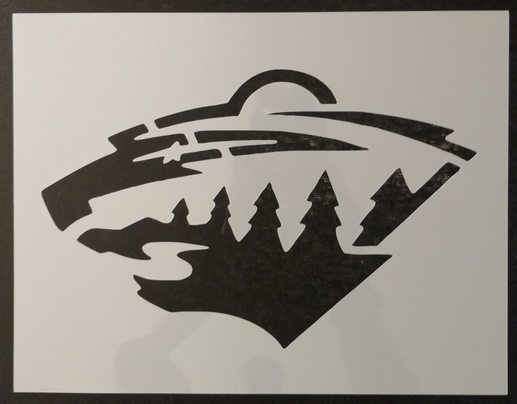 Minnesota Wild - Stencil – My Custom Stencils Minnesota Wild - Stencil – My Custom Stencils