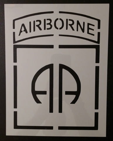 U.S. US 82nd 82 Airborne - Custom Stencil