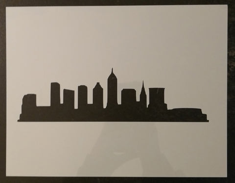 City of Cleveland Skyline - Stencil