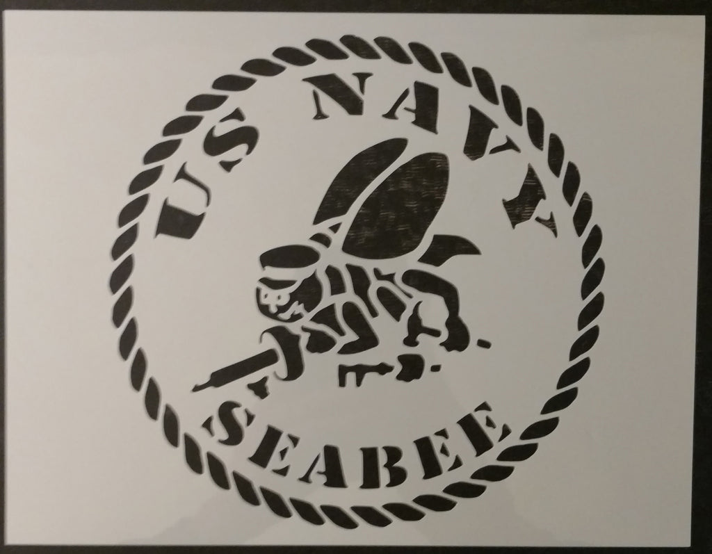 U.S. Navy Seabee - Custom Stencil