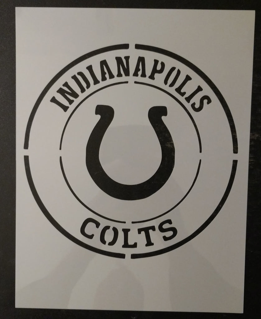 Indianapolis Colts 8.5 x 11 Custom Stencil – My Custom Stencils