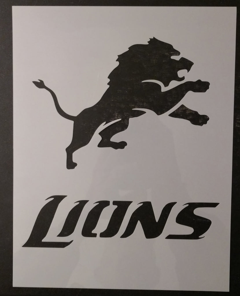 Detroit Lions - Custom Stencil