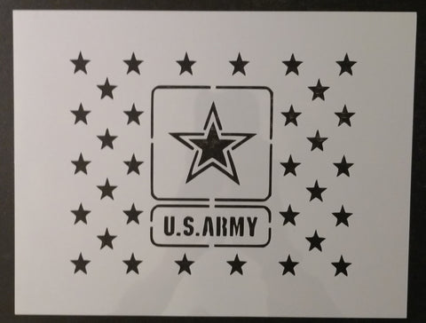 US Army Stars - Stencil