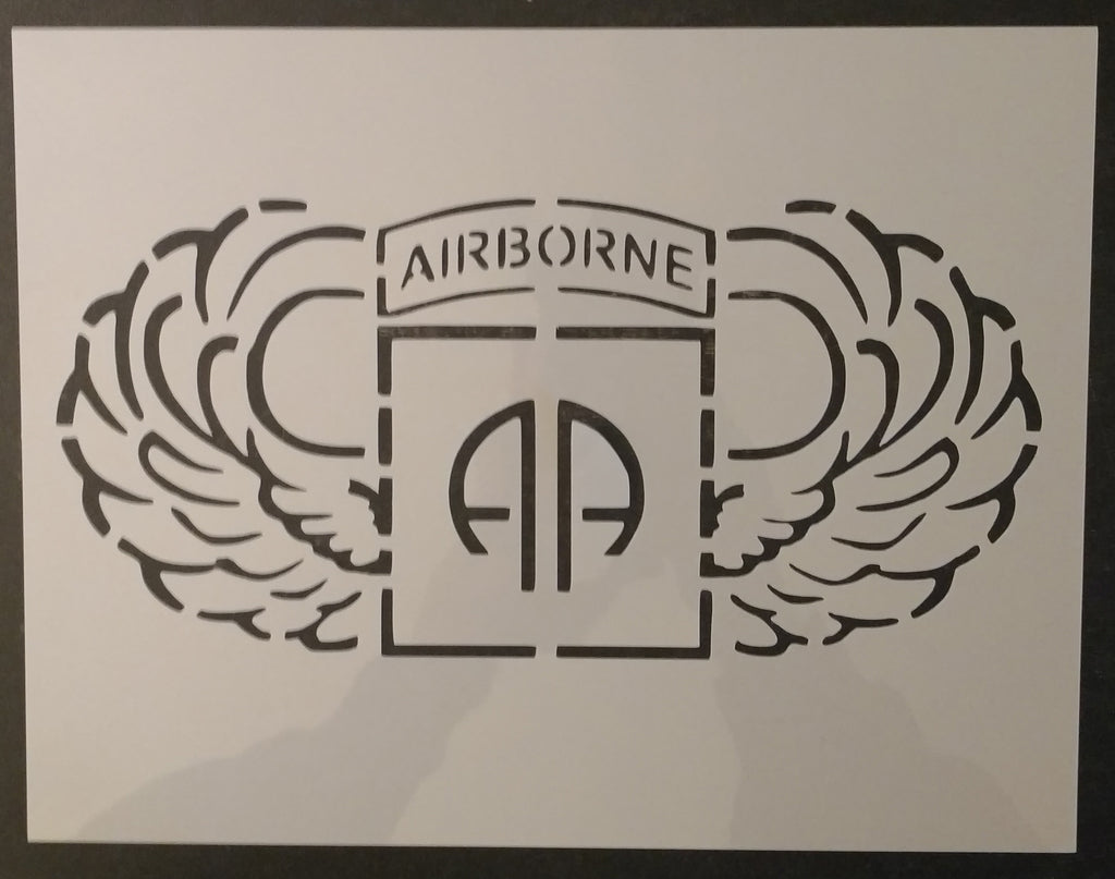 U.S. US 82nd 82 Airborne Wings Custom Stencil – My Custom Stencils U.S. US 82nd 82 Airborne Wings Custom Stencil – My Custom Stencils