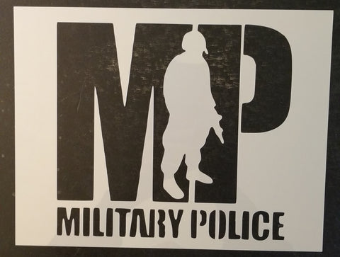 Military Police Custom Stencil
