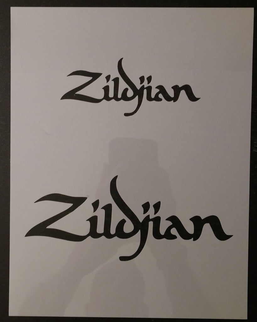 Zildjian Cymbal Cymbals Custom Stencil