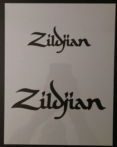 Zildjian Cymbal Cymbals Custom Stencil