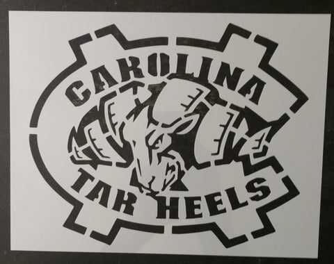 UNC North Carolina Tar Heels Ram Custom Stencil
