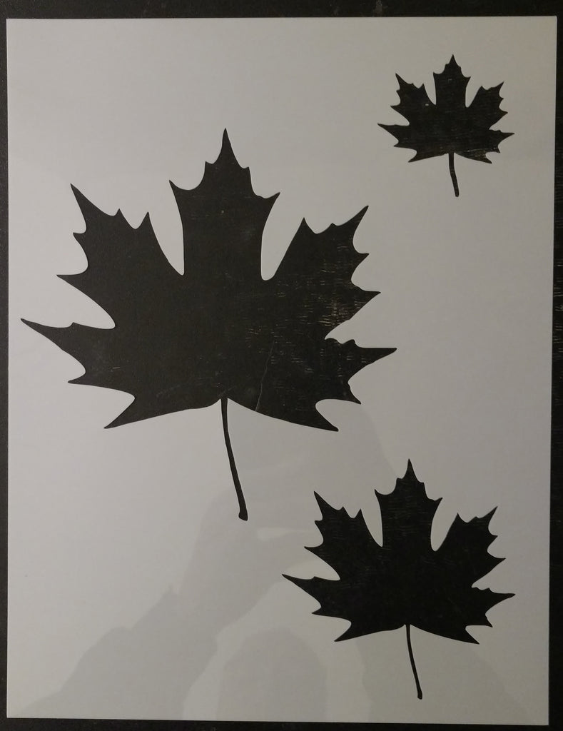 Maple Leaf Maple Leaves Home Decor Custom Stencil