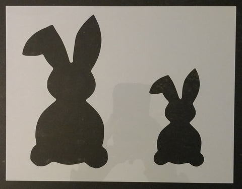 Easter Bunny Rabbits Custom Stencil