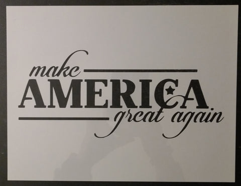 Trump Make America Great Again MAGA Custom Stencil