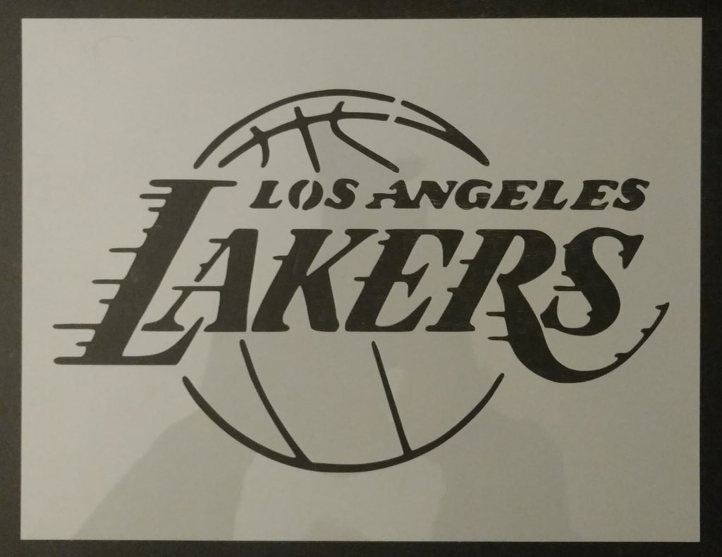 LA Los Angeles Lakers Basketball Custom Stencil