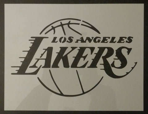 LA Los Angeles Lakers Basketball Custom Stencil