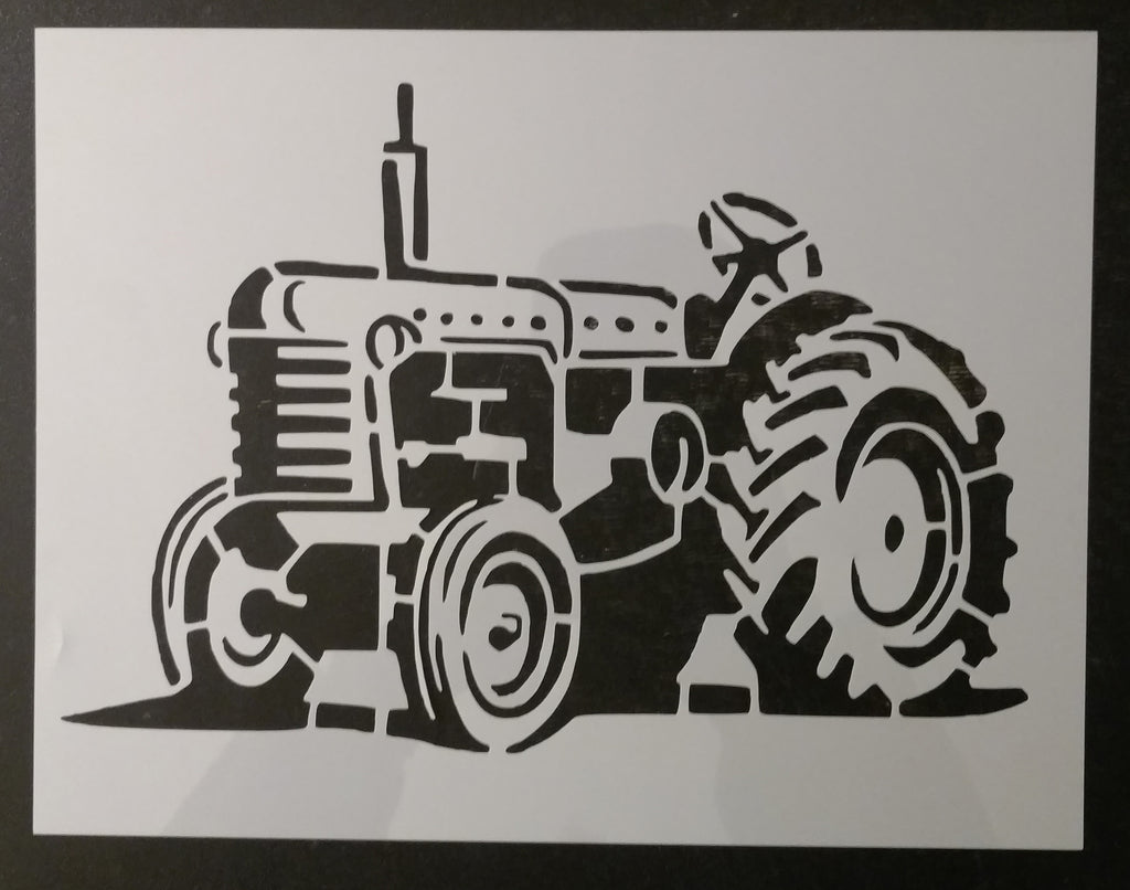 Farm Tractor Custom Stencil