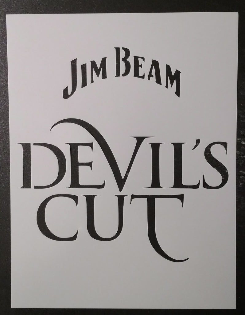 Jim Beam Devil's Cut - Stencil