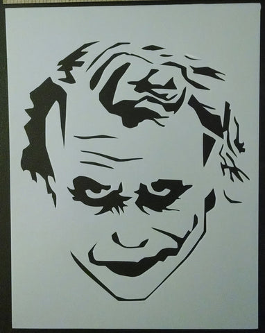 Joker Smile Face - Stencil
