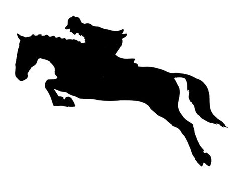 Jumping Horse Jump Custom Stencil