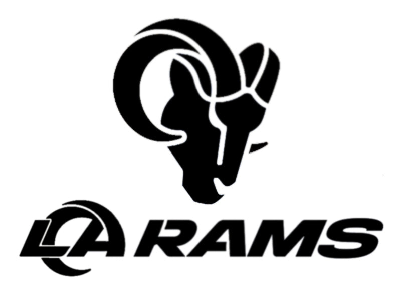 Los Angeles Rams LA Rams 11" x 8.5" Custom Stencil 2 FAST FREE SHIPPING