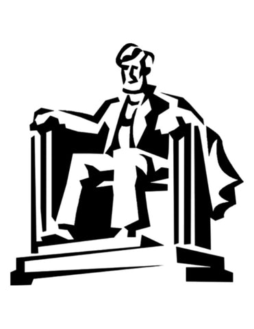 Abraham Lincoln Memorial - Custom Stencil