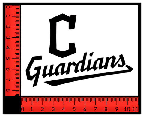 Cleveland Guardians With Diamond C 11" x 8.5" Custom Stencil FAST FREE SHIPPING