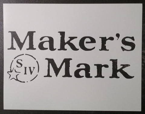 Maker's Mark - Stencil