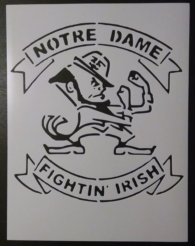 Notre Dame Fighting Irish - Stencil – My Custom Stencils Notre Dame Fighting Irish - Stencil – My Custom Stencils