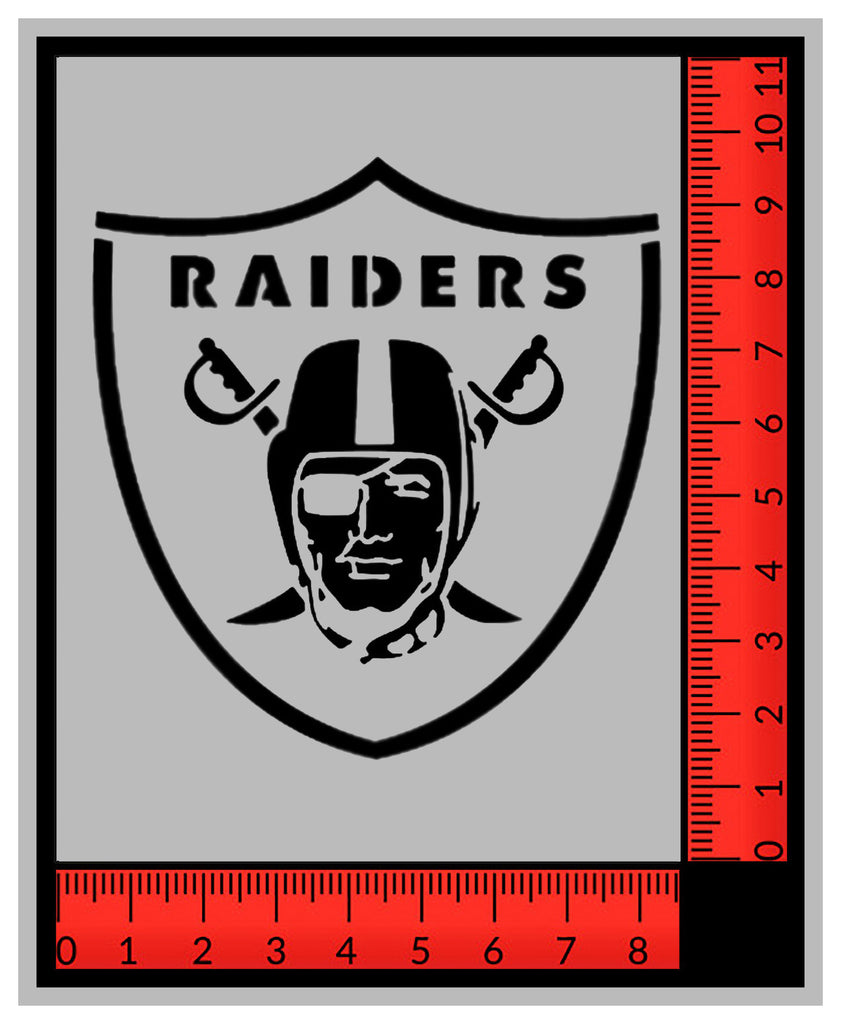 Oakland Raiders - Stencil – My Custom Stencils Oakland Raiders - Stencil – My Custom Stencils
