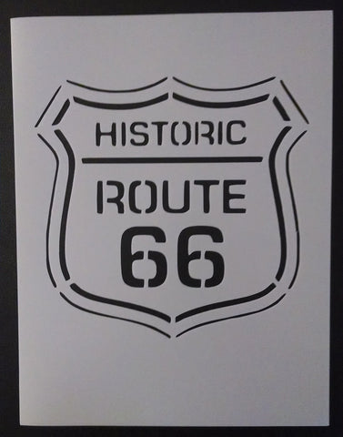 Historic U.S. Route 66 Street Sign - Stencil
