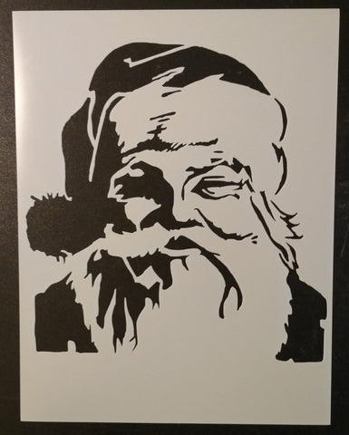 Santa Claus Face - Stencil