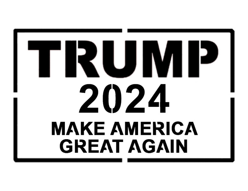 Trump 2024 Make America Great Again Custom Stencil