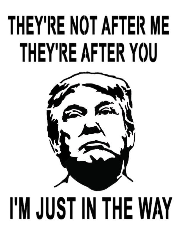 Donald Trump President Impeach In The Way - Stencil