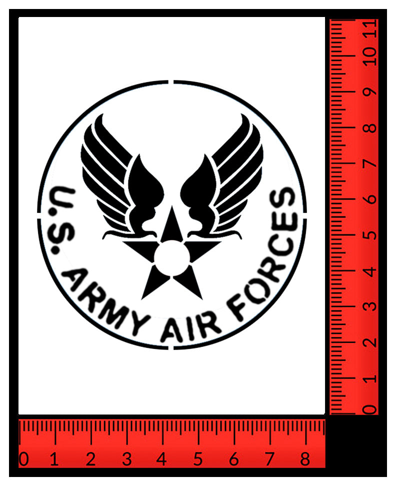 United States Army Air Forces Air Corps USAAF Custom Stencil