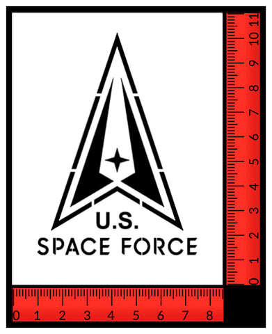 US U.S. Space Force Insignia United States Air Force Stencil FAST FREE SHIPPING