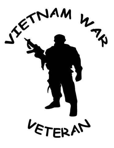 Vietnam War Veteran Soldier Custom Stencil