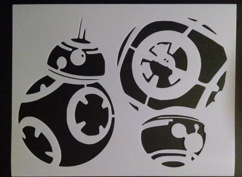 Star Wars Force Awakens BB-8 Droid - Stencil