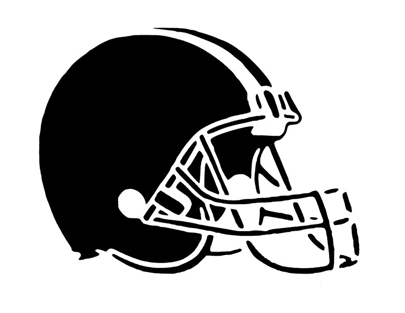 Cleveland Browns NFL Football Helmet Custom Stencil (Fast Free