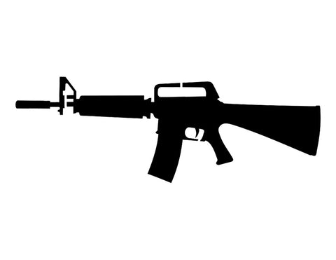 M16 M-16 Rifle Gun Custom Stencil