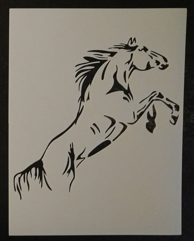 Rearing Horse - Stencil