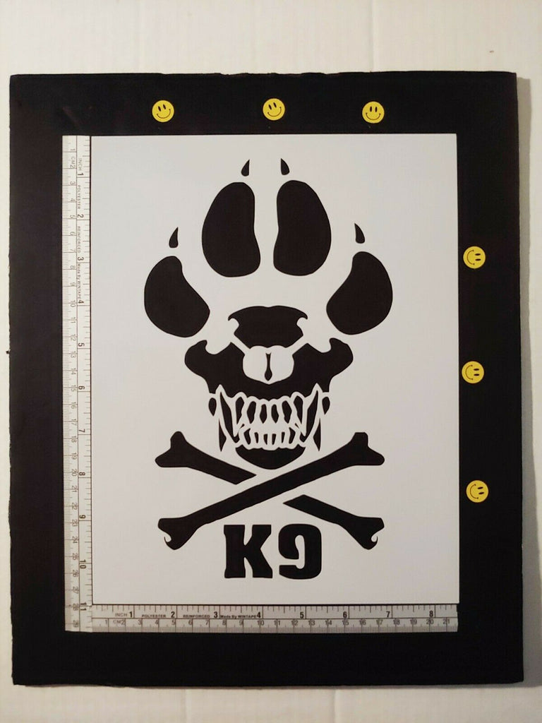 K9 K 9 K-9 Custom Stencil