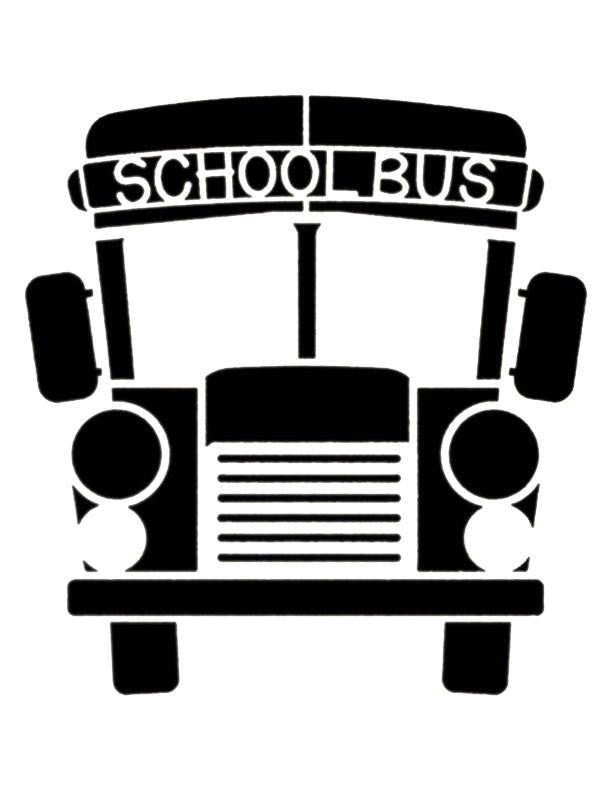 School Bus - Custom Stencil