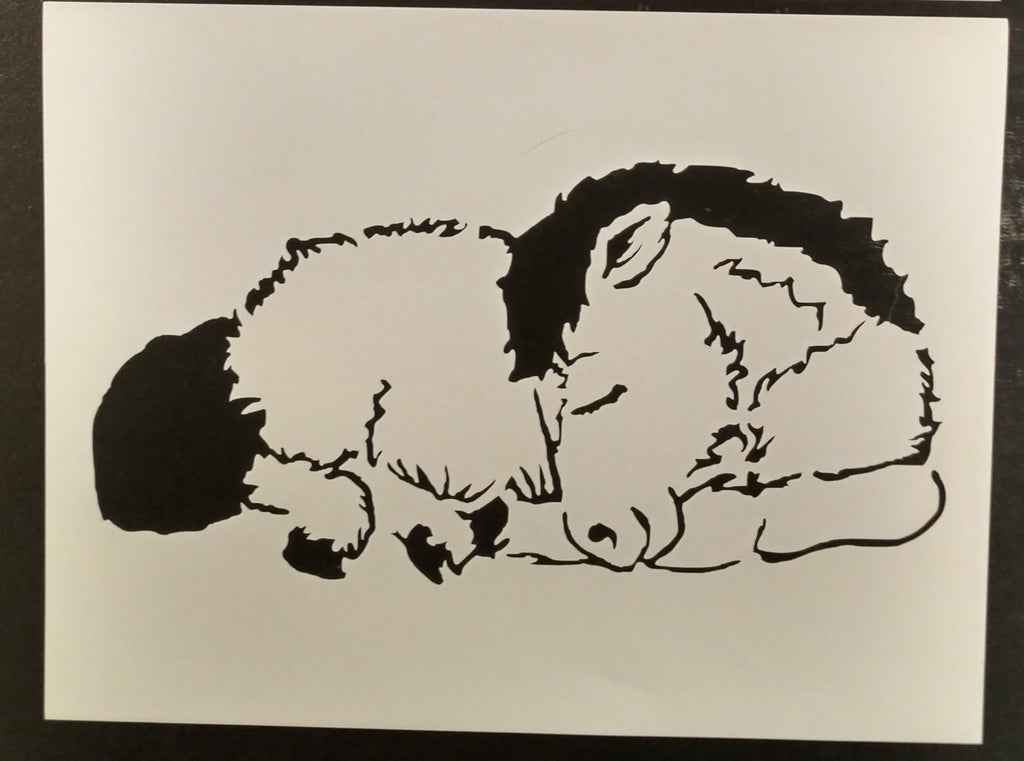 Sleeping Pony - Stencil