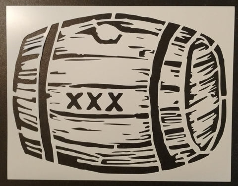 Whiskey Barrel Stencil